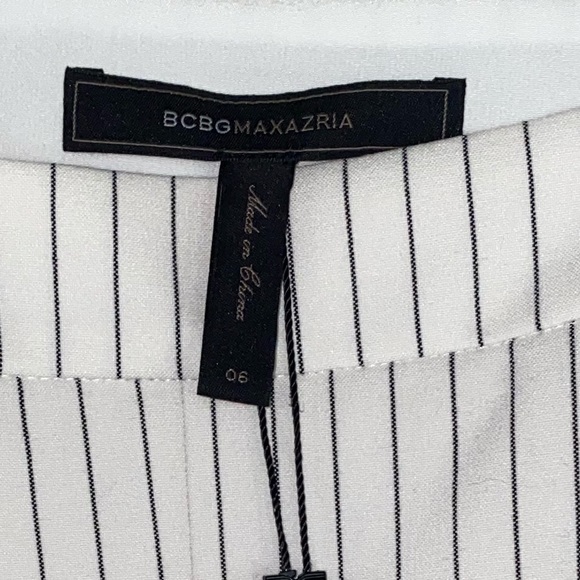 New BCBGMaxAzria matching pinstripe blazer and shorts set - Picture 11 of 13